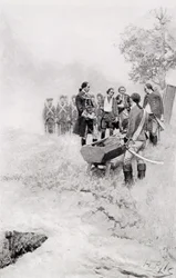 The Burial of Braddock, kuvitus 
