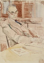 Sir Karl Theodore Parkerin muotokuva, CBE, 1952