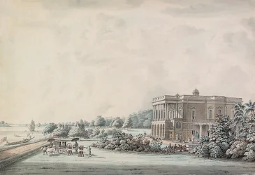 Lady Teignmouthin puutarhatalo Hooghlyn rannalla, Kalkutassa, vuoden 1797 jälkeen