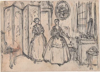 Tutkielma teokseen "Holhoojan vallasta", etsattu vinjetti julkaisussa Songs in the Opera of Flora