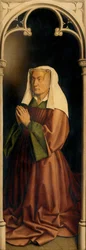 Lysbette Borluutin muotokuva, paneeli Gentin alttaritaulun ulkopuolelta
