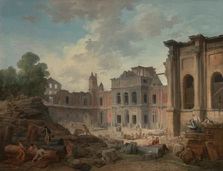 Chateau of Meudonin purkaminen