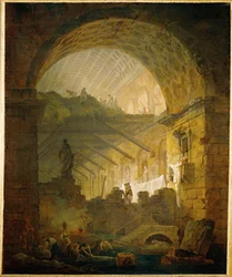 Galerie en ruine (maalaus kankaalle)