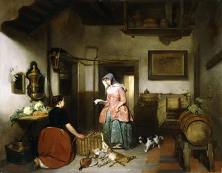 Naisten pesukammion sisätilat, 1852