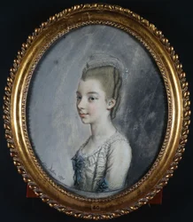 Georgiana Spencerin, myöhemmin Devonshiren herttuattaren, muotokuva