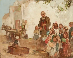 Gundy Man (öljy kankaalle)
