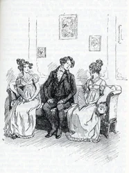 Kuvitus Jane Austenin "Emmalle" (kuva)