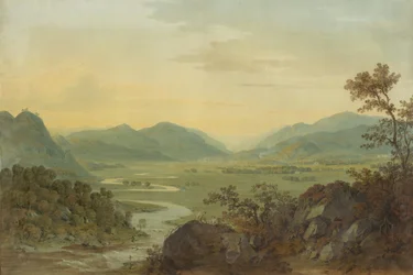 Carne-joki Loudounin linnasta Ayrshirestä, 1804