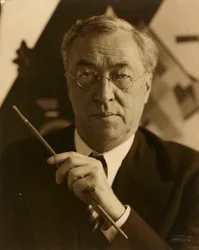 Taiteilija Wassily Kandinskyn muotokuva 1866-1944.