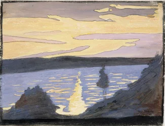 Kevätilta, jäiden lähtö