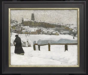 Freiburg lumessa, n. 1920 (öljy kankaalle)