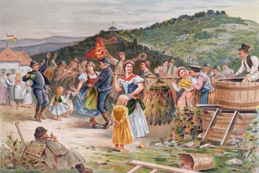 Unkarin viinisatoa juhliva festivaali