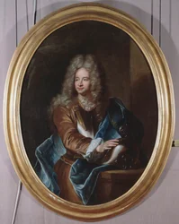 Italian diplomaatin Anton Giulio II:n muotokuva Brignole-Sale (Brignole Sale) (1673-1710) Kuningas Ludvig XIV:n suurlähettiläs (Italian Ranskan-suurlähettilään Anton Giulio II:n muotokuva Brignole-Sale (Brignole Sale) (1673-1710) 1743)