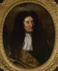 Jean de La Fontainen muotokuva 1621-1695, n. 1680.