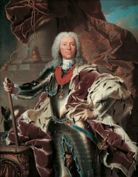 Muotokuva prinssi Joseph Wenzel I von Liechtensteinista (1696-1772)