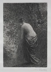 Kylpejä seisoo, 1879.