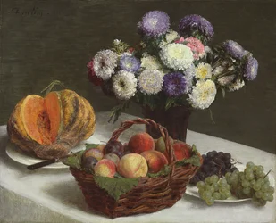 Kukat ja hedelmät, 1865