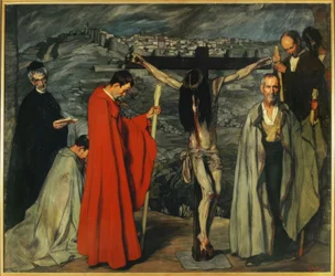 Ignacio Zuloaga / Bleeding Christ or Blood Christ , 1911, Öljy kankaalle, 250 × 300 cm