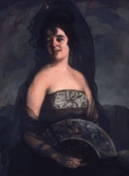 FAUN NAINEN - OLEO CANVAS - 103 × 82 CM