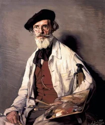Taidemaalari Pablo Urangan (1861-1934) muotokuva 1937 (öljy kankaalle)