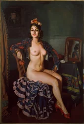 Retrato de La Oterito en su Camerino