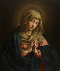 Neitsyt rukouksessa, n. 1629-1685 (öljy kankaalle)