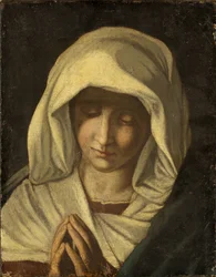 Neitsyt rukouksessa, n. 1800 (öljy kankaalle)