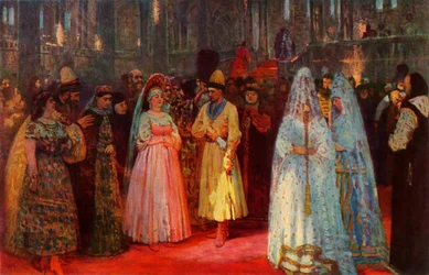 "Tsaarin morsiamen valinta", 1884, 1965.