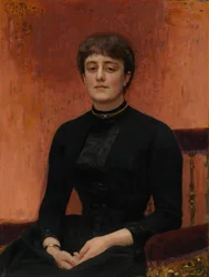 Taiteilijan muotokuva Elizaveta Zvantseva