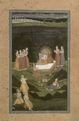 63.794 Tambula-Seva, Krishnanagar, Länsi-Bengal, 1750