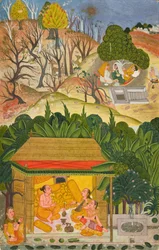 Kesäkuukausi, folio Baramasasta, n. 1750