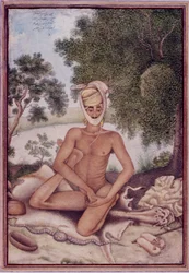 Lisää 27255 fol.370v A Naked Ascetic, eversti James Skinnerin (1778-1841) kokoamasta 
