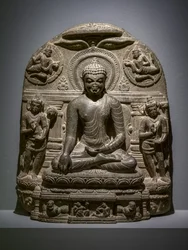 Maravijaya Buddha. Pohjois-Intia, Bihar