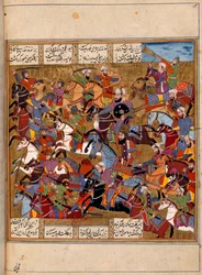 Muslimit, jotka taistelevat Daran armeijaa vastaan, Khavarnamasta