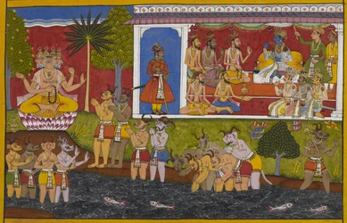 Rāma kuulee Agastyalta rākṣasojen alkuperän, alkaen Prajāpati luomistyöstä.