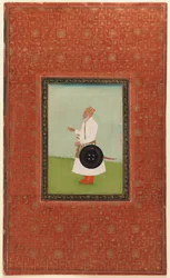 Ruh Allah Khan, 1875-1900 (läpinäkymätön wc ja kultaa paperilla)