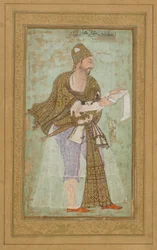 Bijapurin sulttaani Ali Adilshah I, Albumin folio maalauksella, n. 1590