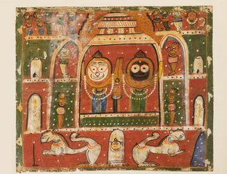 Jagannatha Trio Purin pyhäkössä