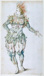 Star Masquer (akvarelli paperille)