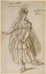 Kuningatar Artemisia, n. 1609 (kynä ja muste paperille)