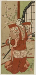 Onoe Hearing Afternoon Doctor Izumin Saburon jäsenenä Ichimura Te, 1769.