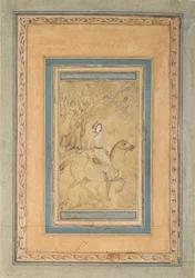 Ratsumies maisemassa, 1600-luvun puoliväli.
