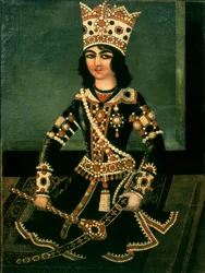 Muotokuva Abbas-Minzasta (n. 1783-1833), Persian prinssistä, Shah Fath Alin pojasta (hallitsi 1797-1834)