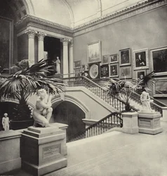 Stairway National Gallery, Dublin (m/w kuva)