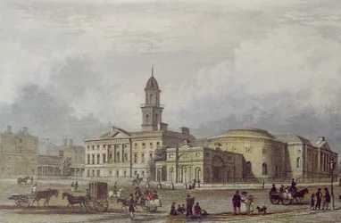 Rotunda Hospital, Dublin (värilitografia)