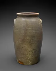 Jar, c. 1869-1873 (suolalasitettu kivitavara)