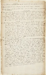 Muistiinpano kuusivaiheisesta kokeesta, joka alkaa tislauksella ja jatkuu polttamisella, uudella tislauksella, keittämisellä, kalsinoinnilla ja sublimaatiolla, noin 1700
