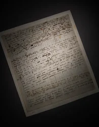 Kaksi sivua revisioita Principia Mathematicaan