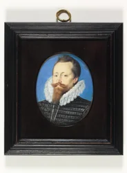 Gentleman, ehkä Edward Cecil, varakreivi Wimbledon (akvarelli vellum)