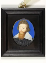 Sir Richard Liveson (Leveson), Englannin vara-amiraali (akvarelli vellum)